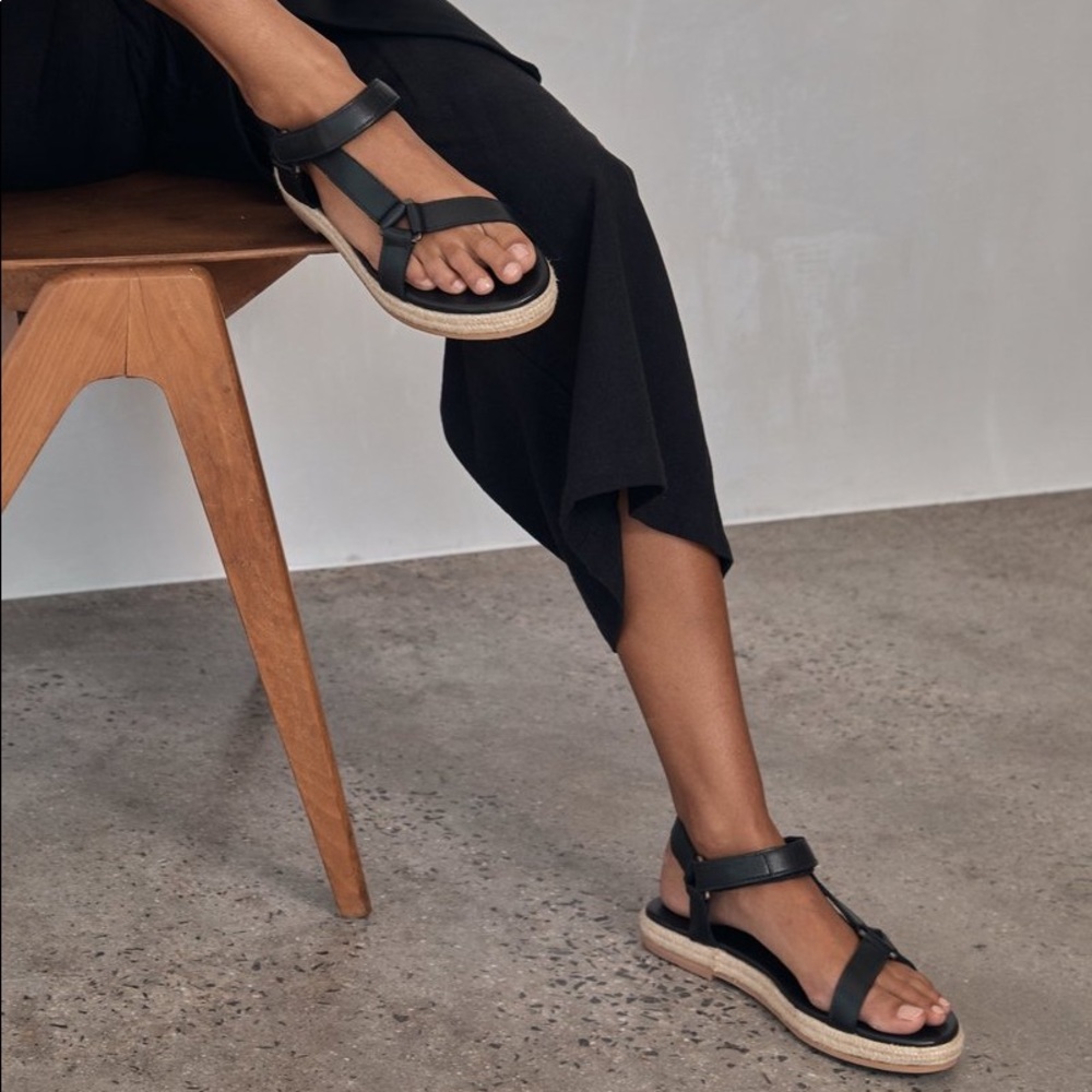 St. Agni Sportsu Leather Sandals